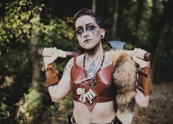 Maquillage viking Laura